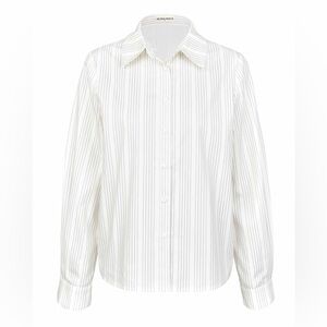 My Mum Made It Cotton Striped Button Down Shirt